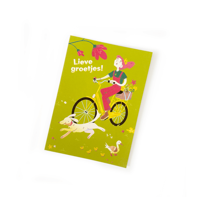 Ansichtkaart Lieve Groetjes