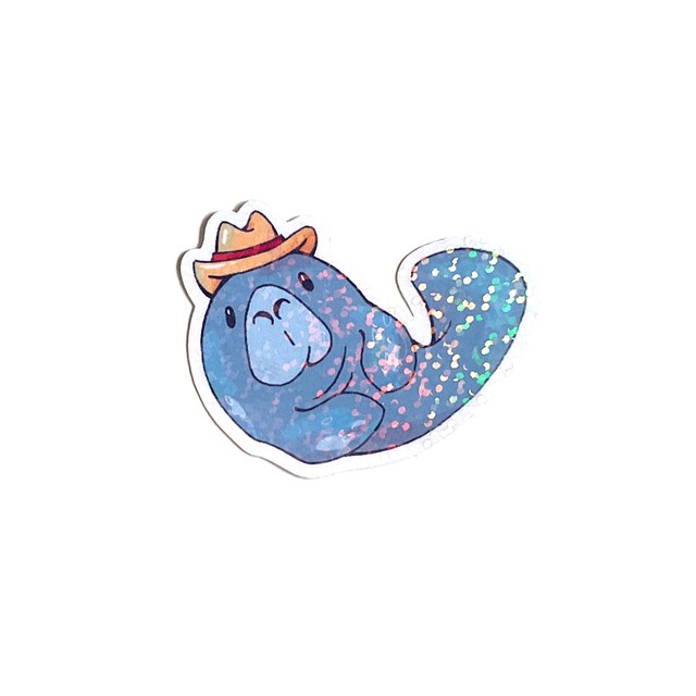 &quot;Gleufhoed zeekoe sticker&quot;
